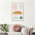 Picture of Pastel Modern II  _GroupedProduct_Rectangle_Portrait_Canvas_Framed_
