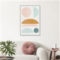 Picture of Pastel Modern II  _GroupedProduct_Rectangle_Portrait_Canvas_Framed_