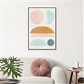 Picture of Pastel Modern II  _GroupedProduct_Rectangle_Portrait_Canvas_Framed_