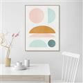 Picture of Pastel Modern II  _GroupedProduct_Rectangle_Portrait_Canvas_Framed_
