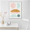 Picture of Pastel Modern II  _GroupedProduct_Rectangle_Portrait_Canvas_Framed_