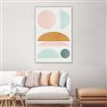 Picture of Pastel Modern II  _GroupedProduct_Rectangle_Portrait_Canvas_Framed_