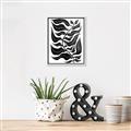 Picture of Noir Leaves I  _GroupedProduct_Rectangle_Portrait_Canvas_Framed_