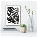 Picture of Noir Leaves I  _GroupedProduct_Rectangle_Portrait_Canvas_Framed_