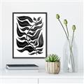 Picture of Noir Leaves I  _GroupedProduct_Rectangle_Portrait_Canvas_Framed_