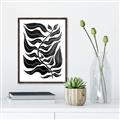 Picture of Noir Leaves I  _GroupedProduct_Rectangle_Portrait_Canvas_Framed_
