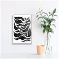 Picture of Noir Leaves I  _GroupedProduct_Rectangle_Portrait_Canvas_Framed_