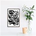Picture of Noir Leaves I  _GroupedProduct_Rectangle_Portrait_Canvas_Framed_