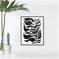 Picture of Noir Leaves I  _GroupedProduct_Rectangle_Portrait_Canvas_Framed_