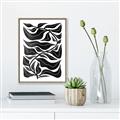 Picture of Noir Leaves II  _GroupedProduct_Rectangle_Portrait_Canvas_Framed_