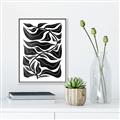 Picture of Noir Leaves II  _GroupedProduct_Rectangle_Portrait_Canvas_Framed_