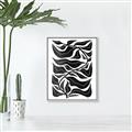 Picture of Noir Leaves II  _GroupedProduct_Rectangle_Portrait_Canvas_Framed_