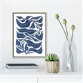 Picture of Classic Blue II  _GroupedProduct_Rectangle_Portrait_Canvas_Framed_