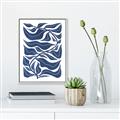 Picture of Classic Blue II  _GroupedProduct_Rectangle_Portrait_Canvas_Framed_