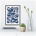 Picture of Classic Blue II  _GroupedProduct_Rectangle_Portrait_Canvas_Framed_