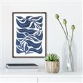 Picture of Classic Blue II  _GroupedProduct_Rectangle_Portrait_Canvas_Framed_