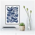 Picture of Classic Blue II  _GroupedProduct_Rectangle_Portrait_Canvas_Framed_