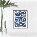Picture of Classic Blue II  _GroupedProduct_Rectangle_Portrait_Canvas_Framed_