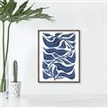 Picture of Classic Blue II  _GroupedProduct_Rectangle_Portrait_Canvas_Framed_
