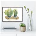 Picture of Splashed Cactus I  _GroupedProduct_Rectangle_Landscape_Canvas_Framed_