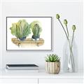 Picture of Splashed Cactus I  _GroupedProduct_Rectangle_Landscape_Canvas_Framed_