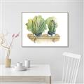 Picture of Splashed Cactus I  _GroupedProduct_Rectangle_Landscape_Canvas_Framed_