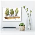 Picture of Splashed Cactus II  _GroupedProduct_Rectangle_Landscape_Canvas_Framed_