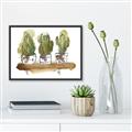 Picture of Splashed Cactus II  _GroupedProduct_Rectangle_Landscape_Canvas_Framed_