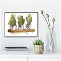 Picture of Splashed Cactus II  _GroupedProduct_Rectangle_Landscape_Canvas_Framed_