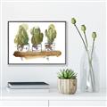 Picture of Splashed Cactus II  _GroupedProduct_Rectangle_Landscape_Canvas_Framed_