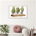 Picture of Splashed Cactus II  _GroupedProduct_Rectangle_Landscape_Canvas_Framed_