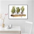 Picture of Splashed Cactus II  _GroupedProduct_Rectangle_Landscape_Canvas_Framed_