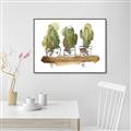 Picture of Splashed Cactus II  _GroupedProduct_Rectangle_Landscape_Canvas_Framed_