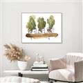 Picture of Splashed Cactus II  _GroupedProduct_Rectangle_Landscape_Canvas_Framed_