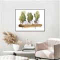 Picture of Splashed Cactus II  _GroupedProduct_Rectangle_Landscape_Canvas_Framed_