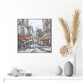 Picture of European Cafe Bar _GroupedProduct_Square_Canvas_Framed_