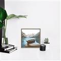 Picture of At the Dock  _GroupedProduct_Square_Canvas_Framed_