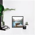 Picture of At the Dock  _GroupedProduct_Square_Canvas_Framed_