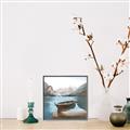 Picture of At the Dock  _GroupedProduct_Square_Canvas_Framed_
