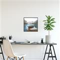 Picture of At the Dock  _GroupedProduct_Square_Canvas_Framed_