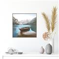 Picture of At the Dock  _GroupedProduct_Square_Canvas_Framed_