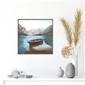 Picture of At the Dock  _GroupedProduct_Square_Canvas_Framed_