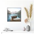 Picture of At the Dock  _GroupedProduct_Square_Canvas_Framed_