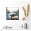 Picture of At the Dock  _GroupedProduct_Square_Canvas_Framed_