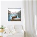 Picture of At the Dock  _GroupedProduct_Square_Canvas_Framed_