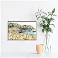 Picture of Coastal vibes I _GroupedProduct_Rectangle_Landscape_Canvas_Framed_
