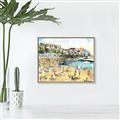 Picture of Coastal vibes I _GroupedProduct_Rectangle_Landscape_Canvas_Framed_