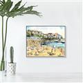 Picture of Coastal vibes I _GroupedProduct_Rectangle_Landscape_Canvas_Framed_