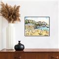 Picture of Coastal vibes I _GroupedProduct_Rectangle_Landscape_Canvas_Framed_
