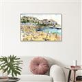 Picture of Coastal vibes I _GroupedProduct_Rectangle_Landscape_Canvas_Framed_